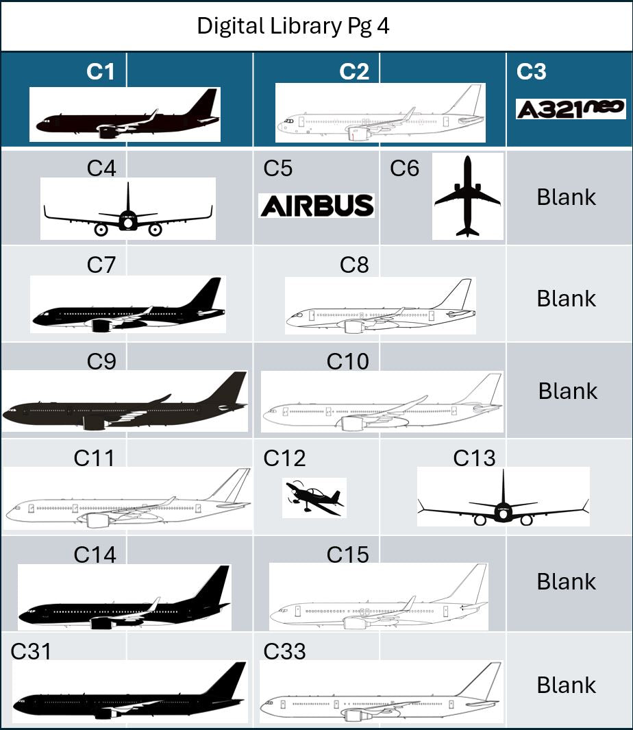 Digital military aircraft jpg files for laser engraving